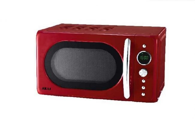 AKAI Red 1200W Microwave Model: AKMW203