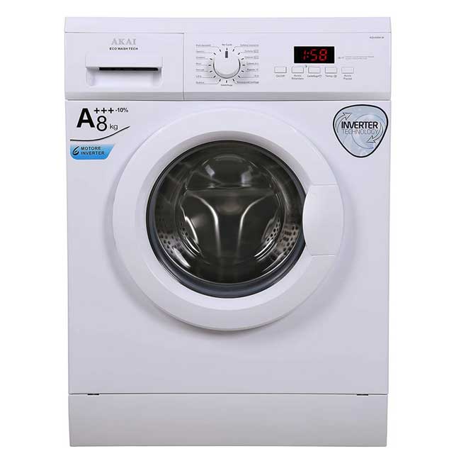 AKAI 8kg Washing Machine Model: AQUA88K-M