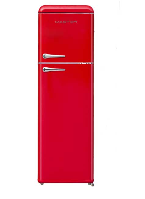 Master Digital Class 280 Red Fridge Freezer Model: CLASS280RD