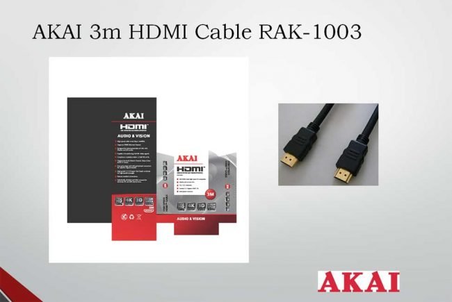 AKAI 3m HDMI Cable